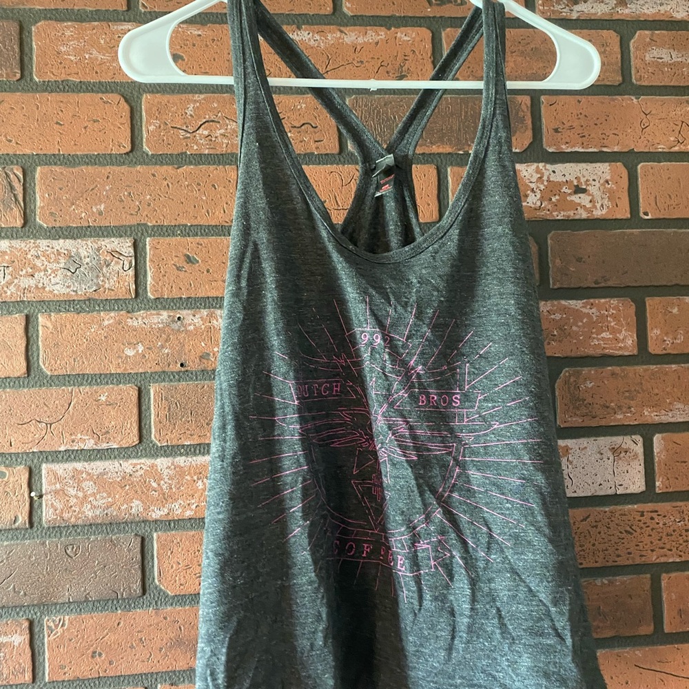 Grey Womens Dutch Bros Tank top